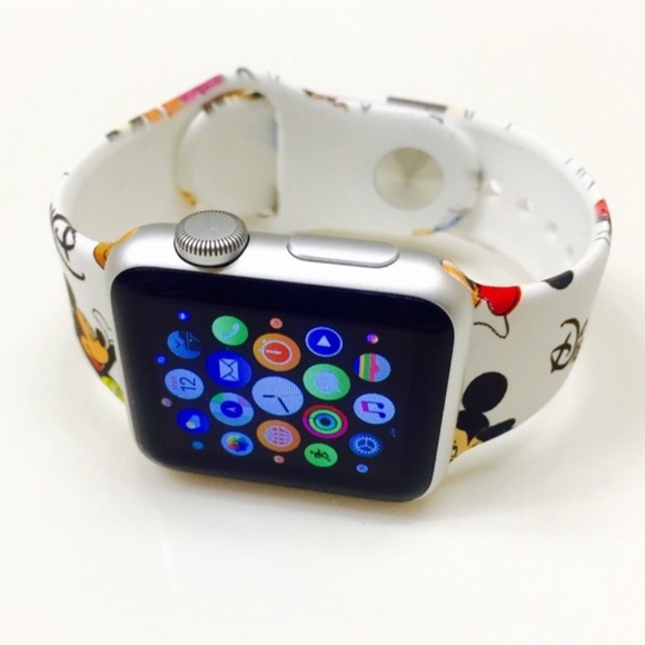 Mickey Mouse Silicone Watchband for Apple - Picture 4 of 16